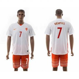 Holland #7 Memphis Away Soccer Country Jersey