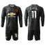 Manchester United #11 Martial Third Long Sleeves Soccer Club Jersey