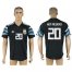 Argentina #20 Kun Aguero Away Soccer Country Jersey