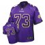 Nike Minnesota Vikings #73 Sharrif Floyd Purple Team Color Mens Stitched NFL Elite Drift Fashion Jersey