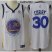 Mens Nike Golden State Warriors #30 Stephen Curry White NBA Authentic Association Edition Jersey