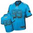 Nike Carolina Panthers #99 Kawann Short Blue Alternate Mens Stitched NFL Elite Drift Fashion Jersey