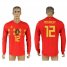 Belgium #12 MIGNOLET Home 2018 FIFA World Cup Soccer Jersey