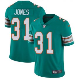 Nike Miami Dolphins #31 Byron Jones Aqua Green Alternate Mens Stitched NFL Vapor Untouchable Limited Jersey