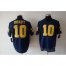 Michigan Wolverines 10 Tom Brady Blue NCAA Jerseys