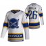 Buffalo Sabres #26 Rasmus Dahlin White Mens Adidas 2020-21 Reverse Retro Alternate NHL Jersey