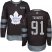 Adidas Toronto Maple Leafs #91 John Tavares Black 1917-2017 100th Anniversary Stitched NHL Jersey