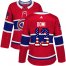 Adidas Montreal Canadiens #13 Max Domi Red Home Authentic USA Flag Womens Stitched NHL Jersey