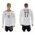 Germany #17 Boateng White Home Long Sleeves Soccer Country Jersey