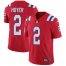 Nike New England Patriots #2 Brian Hoyer Red Alternate Mens Stitched NFL Vapor Untouchable Limited Jersey
