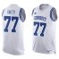 Nike Dallas Cowboys #77 Tyron Smith White Mens Stitched NFL Limited Tank Top Jersey