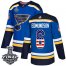Adidas St. Louis Blues #6 Joel Edmundson Blue Home Authentic USA Flag 2019 Stanley Cup Final Stitched NHL Jersey