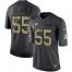 Nike Kansas City Chiefs #55 Frank Clark Black Mens Stitched NFL Limited 2016 Salute to Service Jersey