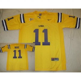 LSU Tigers 11 Spencer Ware Yellow College Football Jersey