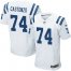 Nike Indianapolis Colts #74 Anthony Castonzo White Mens Stitched NFL New Elite Jersey