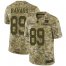 Nike New York Giants #89 Mark Bavaro Camo Mens Stitched NFL Limited 2018 Salute To Service Jersey