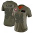 Nike Washington Football Team #94 DaRon Payne Camo Womens Stitched NFL Limited 2019 Salute to Service Jersey