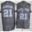 San Antonio Spurs 21 Tim Duncan Grey Rhythm Fashion Swingman Jersey Cheap
