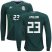 Mexico #23 J.Molina Home Long Sleeves Soccer Country Jersey