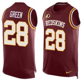Nike Washington Football Team #28 Darrell Green Burgundy Red Team Color Mens Stitched NFL Limited Tank Top Jersey