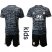 Lyon Blank Black Goalkeeper Kid Soccer Club Jersey