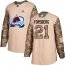 Adidas Colorado Avalanche #21 Peter Forsberg Camo Authentic 2017 Veterans Day Stitched NHL Jersey