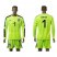 Italy #1 Buffon Shiny Green Long Sleeves Goalkeeper Soccer Country Jersey