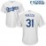 Los Angeles Dodgers #31 Mike Piazza White Cool Base Stitched Youth MLB Jersey