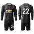 Manchester United #22 Mkhitaryan Third Long Sleeves Soccer Club Jersey
