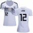 Womens Germany #12 Leno White Home Soccer Country Jersey