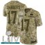 Nike San Francisco 49ers #17 Emmanuel Sanders Camo Super Bowl LIV 2020 Youth Stitched NFL Limited 2018 Salute To Service Jersey