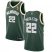 Nike Milwaukee Bucks #22 Khris Middleton Womens 2021 NBA Finals Champions Swingman Icon Edition Jersey Green Womens