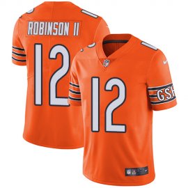 Nike Chicago Bears #12 Allen Robinson II Orange Mens Stitched NFL Limited Rush Jersey