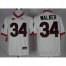 Georgia Bulldogs #34 Herschel Walker White Limited SEC Patch Stitched NCAA Jersey
