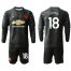 Manchester United #18 Young Third Long Sleeves Soccer Club Jersey