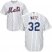 New York Mets #32 Steven Matz White(Blue Strip) Cool Base Stitched Youth MLB Jersey