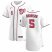 Washington Nationals #5 Josh Harrison Mens Nike White Home 2020 Authentic Player MLB Jersey