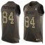 Nike Chicago Bears #84 Cordarrelle Patterson Green Mens Stitched NFL Limited Salute To Service Tank Top Jersey