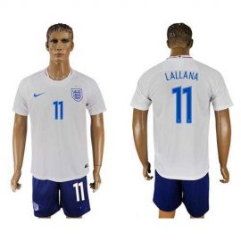 England #11 Lallana Home Soccer Country Jersey