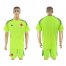 Colombia Blank Shiny Green Goalkeeper Soccer Country Jersey