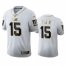 New York New York Giants #15 Golden Tate III Mens Nike White Golden Edition Vapor Limited NFL 100 Jersey