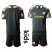Manchester City Blank Black Goalkeeper Kid Soccer Club Jersey