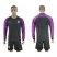 England Blank Black Long Sleeves Goalkeeper Soccer Country Jersey