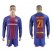 Barcelona #21 Andre Gomes Home Long Sleeves Soccer Club Jersey