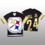 NFL Pittsburgh Steelers #24 Benny Snell Jr. Black Mens Mitchell & Nell Big Face Fashion Limited NFL Jersey