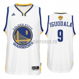 Mens Golden State Warriors #9 Andre Iguodala White Stitched 2016 The Finals Home Swingman NBA Jersey