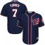 Washington Nationals #7 Trea Turner Navy Blue Cool Base 2019 World Series Champions Stitched Youth MLB Jersey