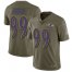 Nike Baltimore Ravens #99 Matthew Judon Olive Mens Stitched NFL Limited 2017 Salute To Service Jersey