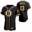 Boston Bruins #13 Charlie Coyle Mens 2020 NHL x MLB Crossover Edition Baseball Jersey Black