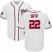 Washington Nationals #22 Juan Soto White Cool Base 2019 World Series Champions Stitched Youth MLB Jersey